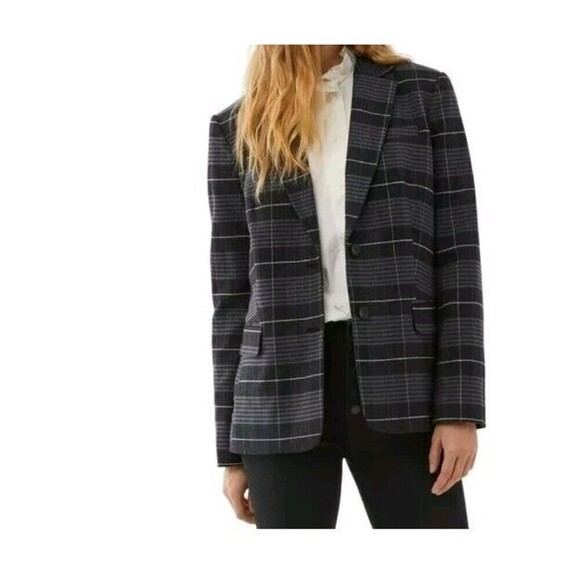 Free Assembly Jackets & Blazers - Free Assembly Blazer For Women Size Small Relaxed Fit Plaid Long sleeve